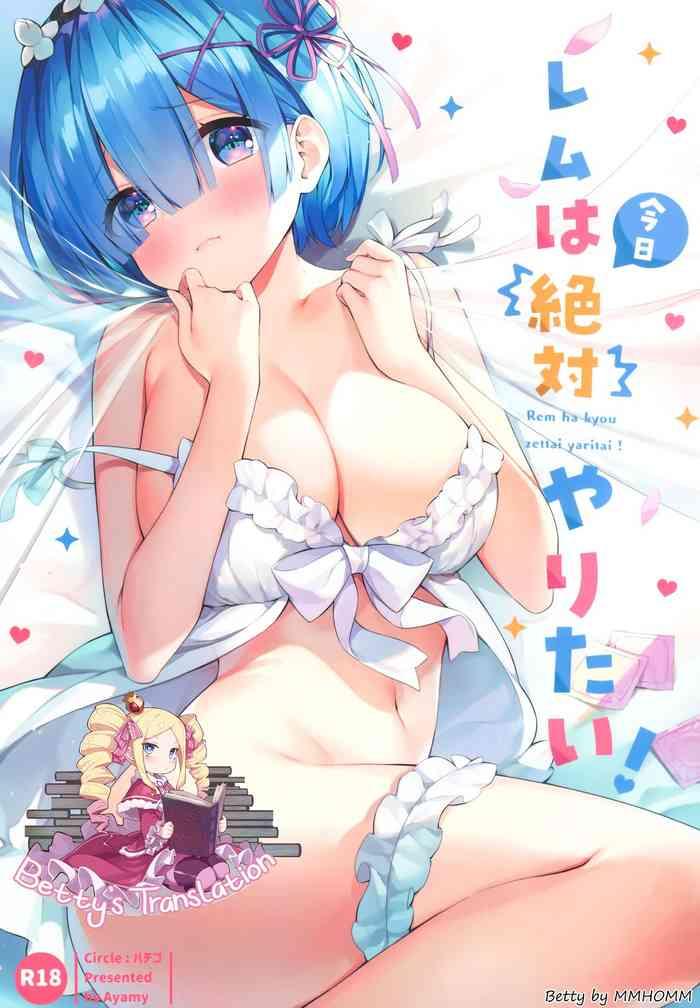 rem wa kyou zettai yaritai rem definitely wants to do it today cover